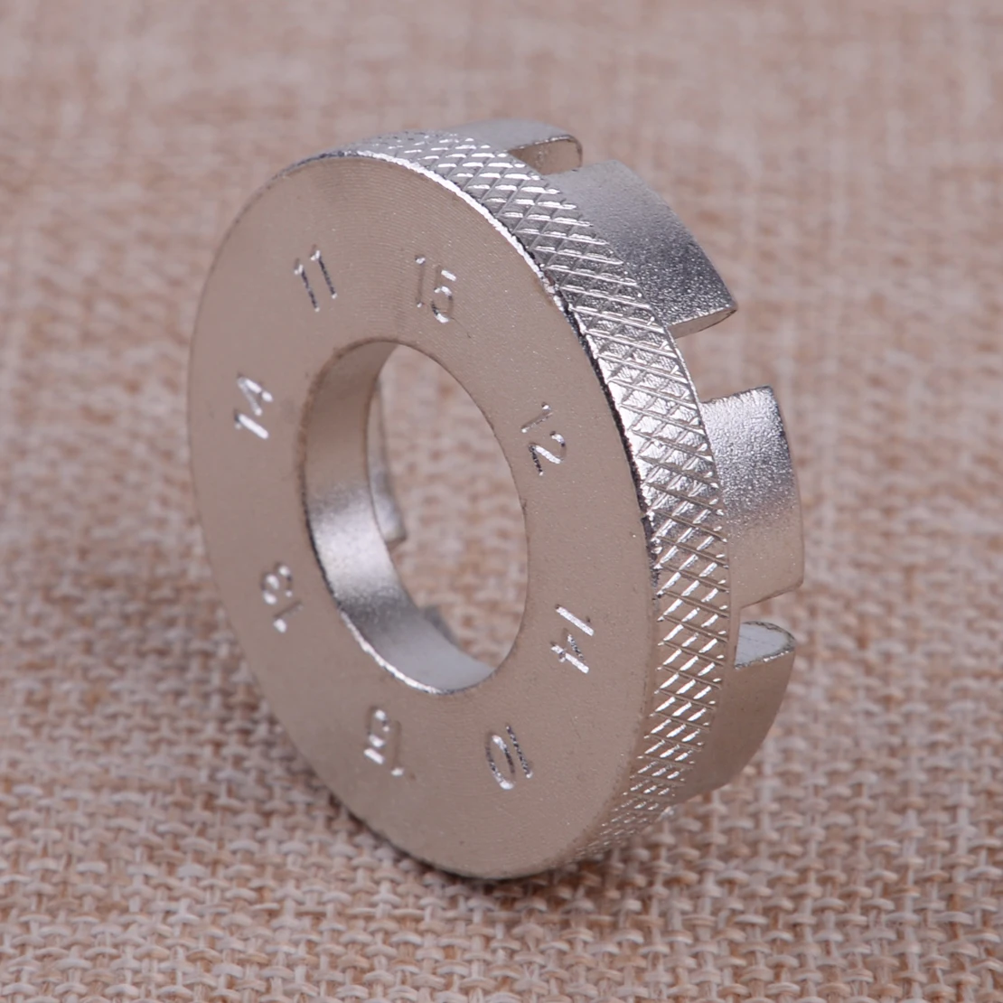 LETAOSK Silver Carbon Steel Mini 8-Way Groove Spoke Nipple Key Wrench Spanner Wheel Rim Adjuster Repair Tool Carbon Steel
LETAOSK Silver Carbon Steel Mini 8-Way Groove Spoke Nipple Key Wrench Spanner Wheel Rim Adjuster Repair Tool Carbon Steel