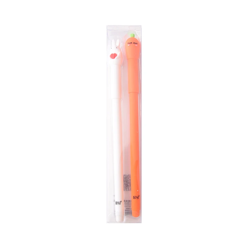 2 pcs/set Creative cute cartoon fresh rabbit carrot gel pen 0.5mm student Writing examination carbon pens School Office Supplies
2 pcs/set Creative cute cartoon fresh rabbit carrot gel pen 0.5mm student Writing examination carbon pens School Office Supplies