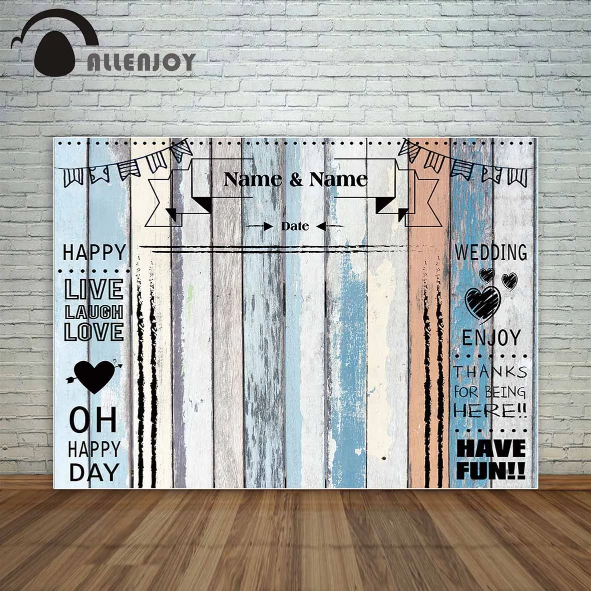 Allenjoy Pastel colors wood heart Wedding Background Valentine's Day Party Decoration Birthday Communion Theme Custom photocall
Allenjoy Pastel colors wood heart Wedding Background Valentine's Day Party Decoration Birthday Communion Theme Custom photocall