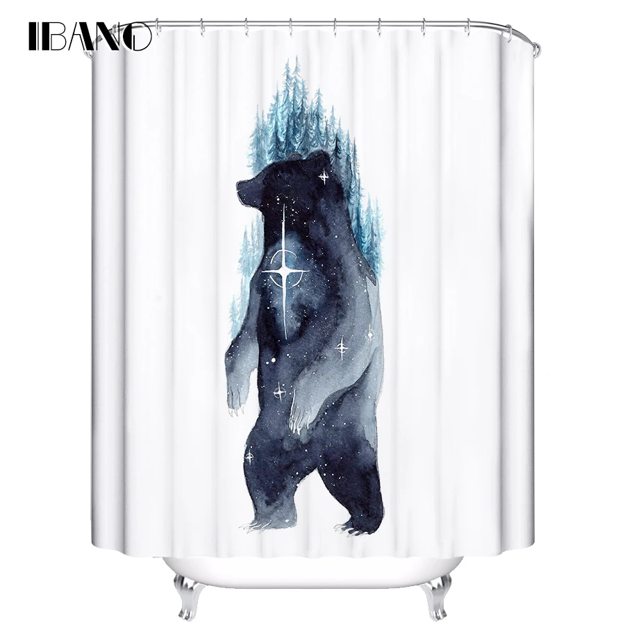 IBANO Shower Curtain Ink And Wash Customized Bath Curtain Waterproof Polyester Fabric Curtain For The Bathroom With 12pcs Hooks
IBANO Shower Curtain Ink And Wash Customized Bath Curtain Waterproof Polyester Fabric Curtain For The Bathroom With 12pcs Hooks