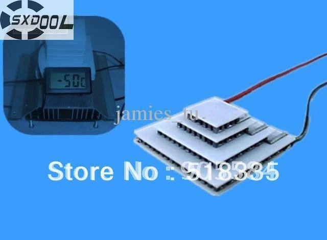 SXDOOL peltier 4-stage TEC4-24603 3A 14.6V 6.8W 15*15 20*20 30*30 40*40 Thermoelectric Cooler modules Manufacturer Warranty
SXDOOL peltier 4-stage TEC4-24603 3A 14.6V 6.8W 15*15 20*20 30*30 40*40 Thermoelectric Cooler modules Manufacturer Warranty