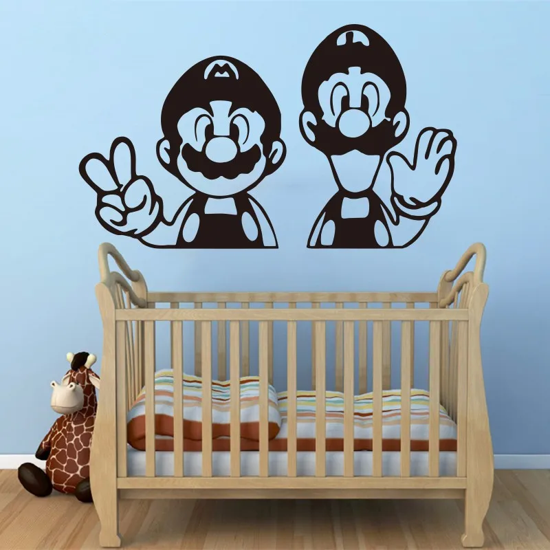 POOMOO Wall Decals Comics Art Super Mario Vinyl Decal home decoration Children Nursery Room removable wall stickers # T251
POOMOO Wall Decals Comics Art Super Mario Vinyl Decal home decoration Children Nursery Room removable wall stickers # T251