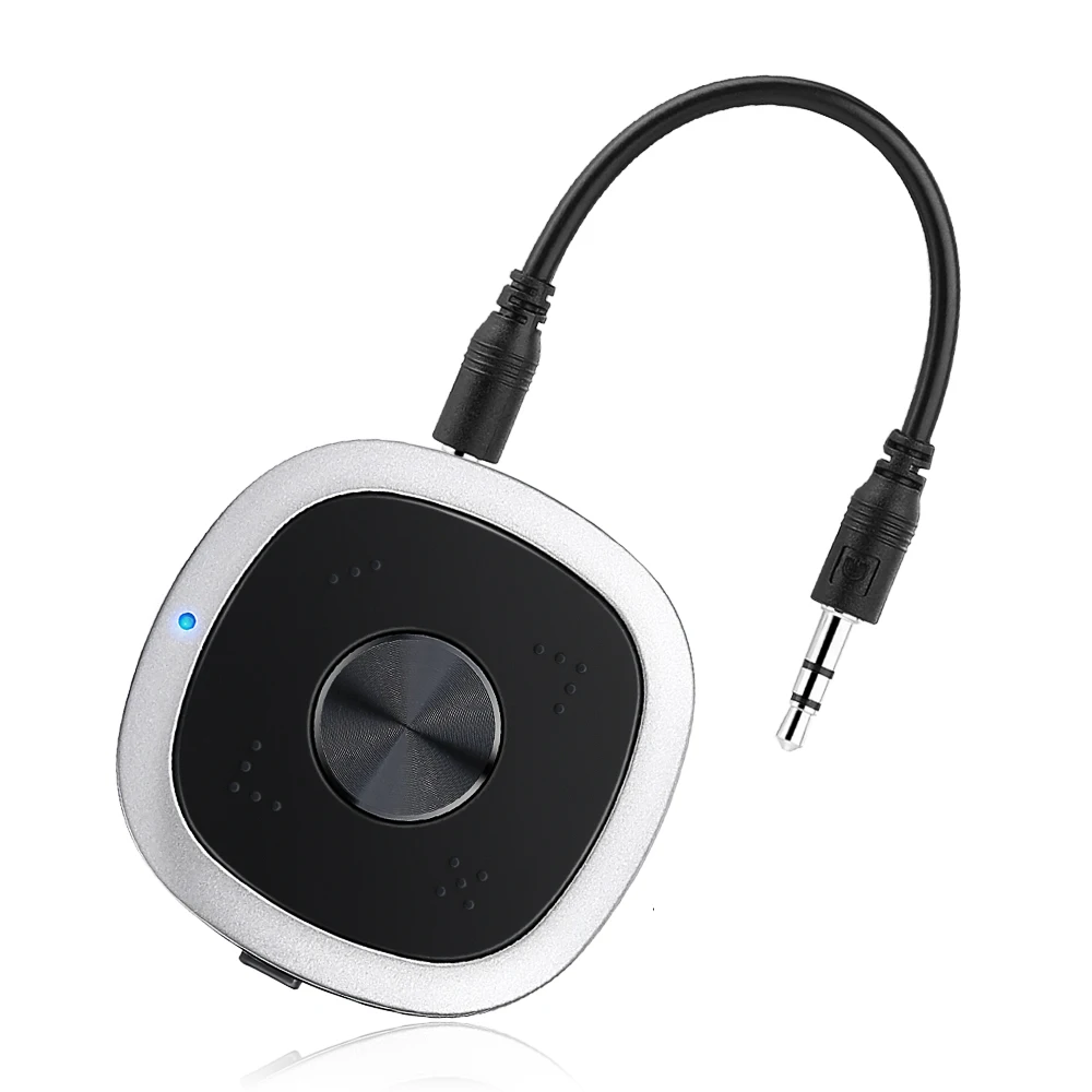 Bluetooth Transmitter and Receiver, Mini Wireless Audio Adapter with aptX Low Latency and Dual Bluetooth Link for Home Stereo Sy
Bluetooth Transmitter and Receiver, Mini Wireless Audio Adapter with aptX Low Latency and Dual Bluetooth Link for Home Stereo Sy
