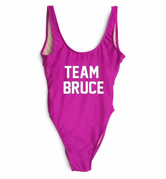 Beachwear women TEAM BRUCE letter print swimsuit bodysuit one-piece bathing suit swimwear backless bikini suits jumpsuit
Beachwear women TEAM BRUCE letter print swimsuit bodysuit one-piece bathing suit swimwear backless bikini suits jumpsuit