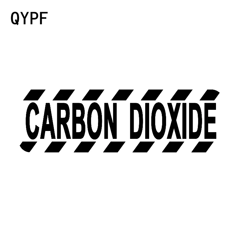 QYPF см предупреждающая графическая Автомобильная наклейка с диоксидом углерода