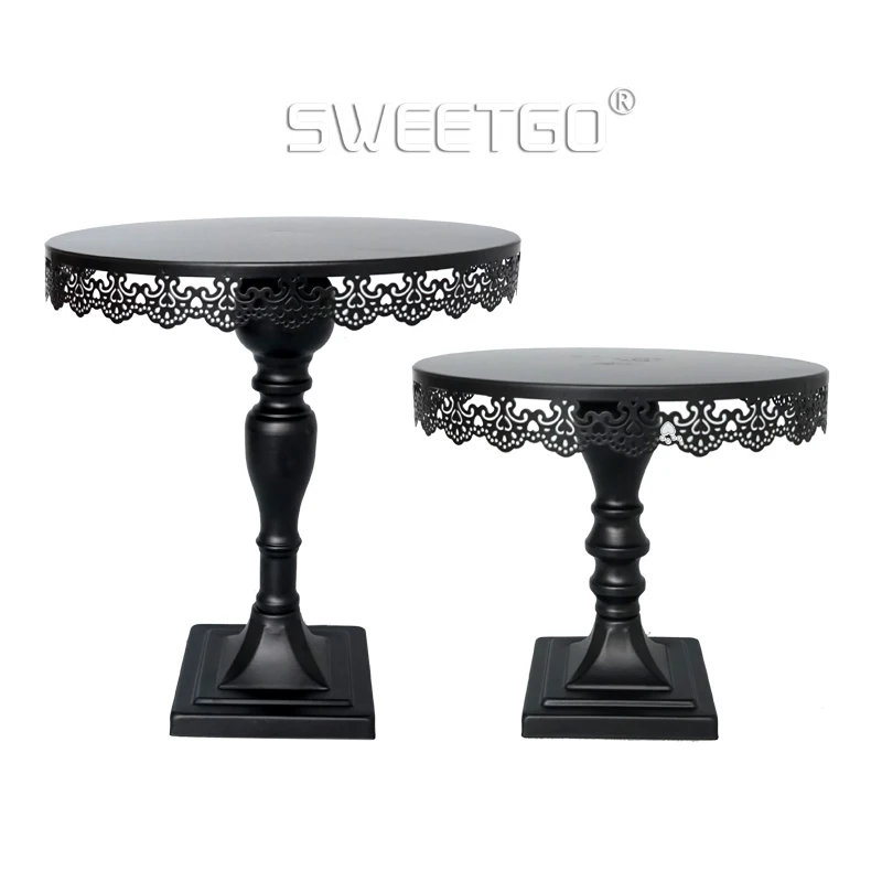 1 Pcs Black European Vintage Lace Wedding Party Decorative Cake Stands Desserts Fruits Plate Pan Tray
1 Pcs Black European Vintage Lace Wedding Party Decorative Cake Stands Desserts Fruits Plate Pan Tray