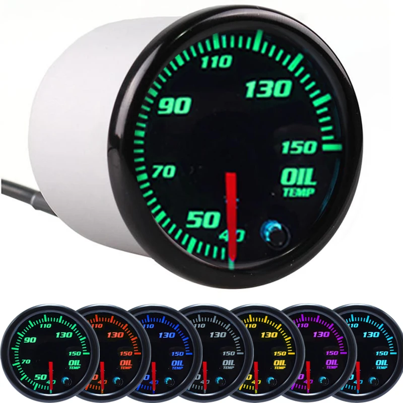 Oil temperature Gauge Car Auto 12V 52mm 7 Color Universal Boost Water temp Oil pressure Voltmeter Air fuel ratio Tachometer RPM
Oil temperature Gauge Car Auto 12V 52mm 7 Color Universal Boost Water temp Oil pressure Voltmeter Air fuel ratio Tachometer RPM