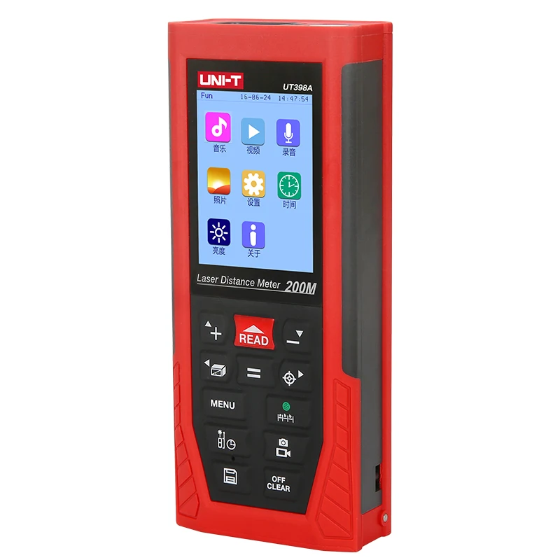 UNI-T UT398A Laser Distance Meter 200M rangefinders Lofting Test Levelling Instrument UDISK 16GB & JPEG storage
UNI-T UT398A Laser Distance Meter 200M rangefinders Lofting Test Levelling Instrument UDISK 16GB & JPEG storage