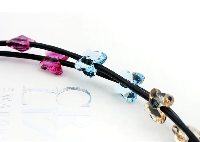 ANNGILL Butterfly Crystals From Swarovski Leather Bracelets For Women Charm Bracelet Bohemia Femme Party Jewelry Wholesale
ANNGILL Butterfly Crystals From Swarovski Leather Bracelets For Women Charm Bracelet Bohemia Femme Party Jewelry Wholesale