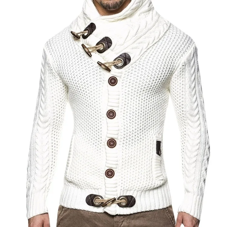 2019 new style men's fashion sweater high collar men's fall and winter coat sweater
2019 new style men's fashion sweater high collar men's fall and winter coat sweater