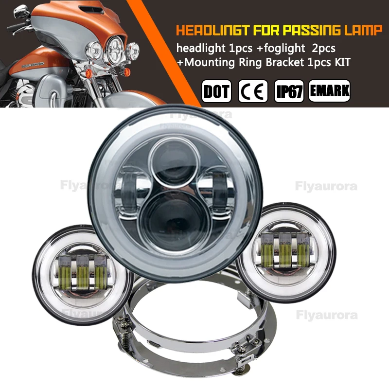 For '15-'17 Indian Scout 5.75INCH LED DRL Headlight Replacement 5-3/4" Motorcycle Head Light White Halo Ring Angle Eye Headlamp
For '15-'17 Indian Scout 5.75INCH LED DRL Headlight Replacement 5-3/4" Motorcycle Head Light White Halo Ring Angle Eye Headlamp