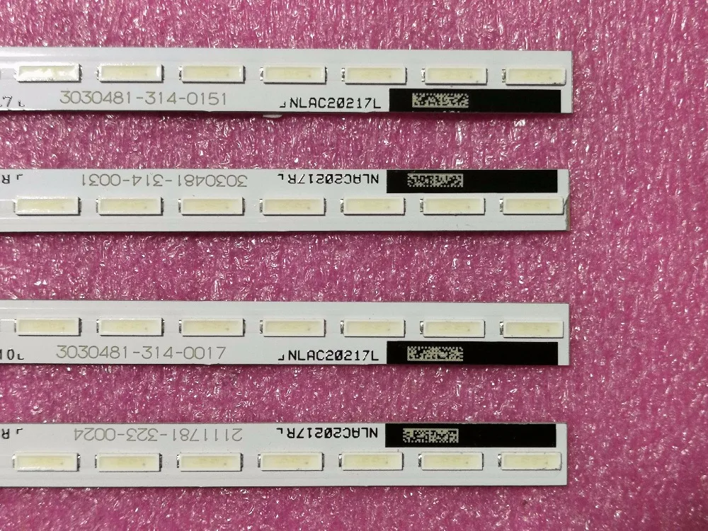 LED backlight strip for 55inch Sony KDL-55W900A P61.P8302G001 NLAC20217L NLAC20217R
LED backlight strip for 55inch Sony KDL-55W900A P61.P8302G001 NLAC20217L NLAC20217R