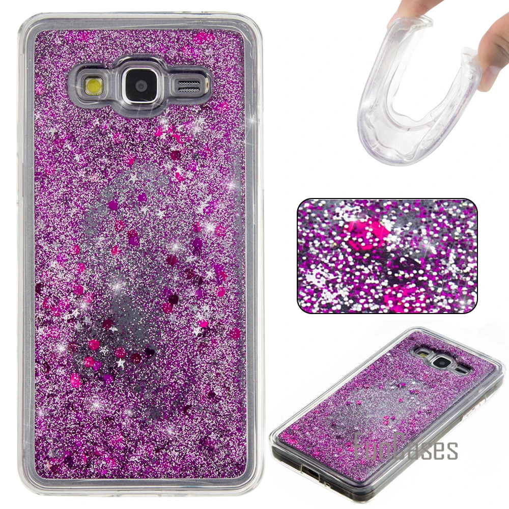 Чехол G531H с динамическим жидким зыбучим песком для fundas samsung Grand Prime G530 чехол coque Galaxy