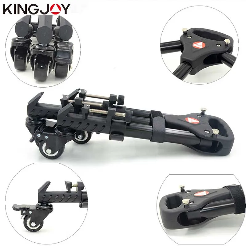 Металлический трехколесный штатив KINGJOY VX-600, сверхмощный штатив с креплением на шкиве для камеры, фото-и видеосъемки, металлический штатив д...
Металлический трехколесный штатив KINGJOY VX-600, сверхмощный штатив с креплением на шкиве для камеры, фото-и видеосъемки, металлический штатив д...
