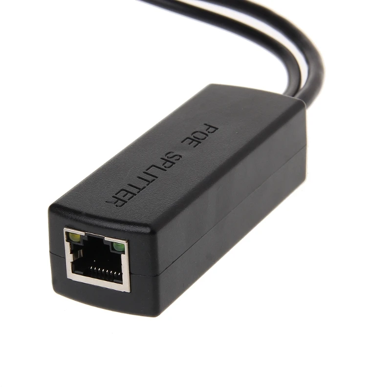 Разветвитель Ethernet PoE 10/100 м IEEE802.3at/af адаптер для ip-камеры 80x27x2 2 мм/3.15x1.06x0.87in |