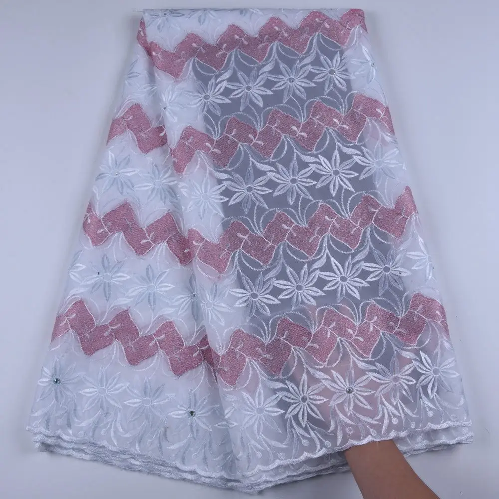 Latest African Lace Fabric Swiss Voile Lace In Switzerland High Quality Nigerian Lace Fabrics With Stones For Women Dress S1672
Latest African Lace Fabric Swiss Voile Lace In Switzerland High Quality Nigerian Lace Fabrics With Stones For Women Dress S1672