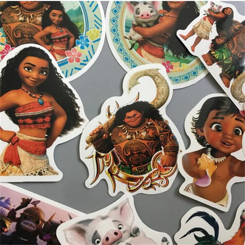 Наклейки Моана 10 ⑤ пакет Boneca забавный стикер Vaiana наклейка для автомобиля