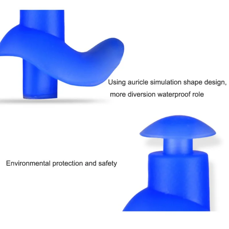Waterproof Swimming Professional Silicone Ear Clips Swim Earplugs Swimmers Diving Soft Anti-Noise Ear Plug*1 Pair
Waterproof Swimming Professional Silicone Ear Clips Swim Earplugs Swimmers Diving Soft Anti-Noise Ear Plug*1 Pair