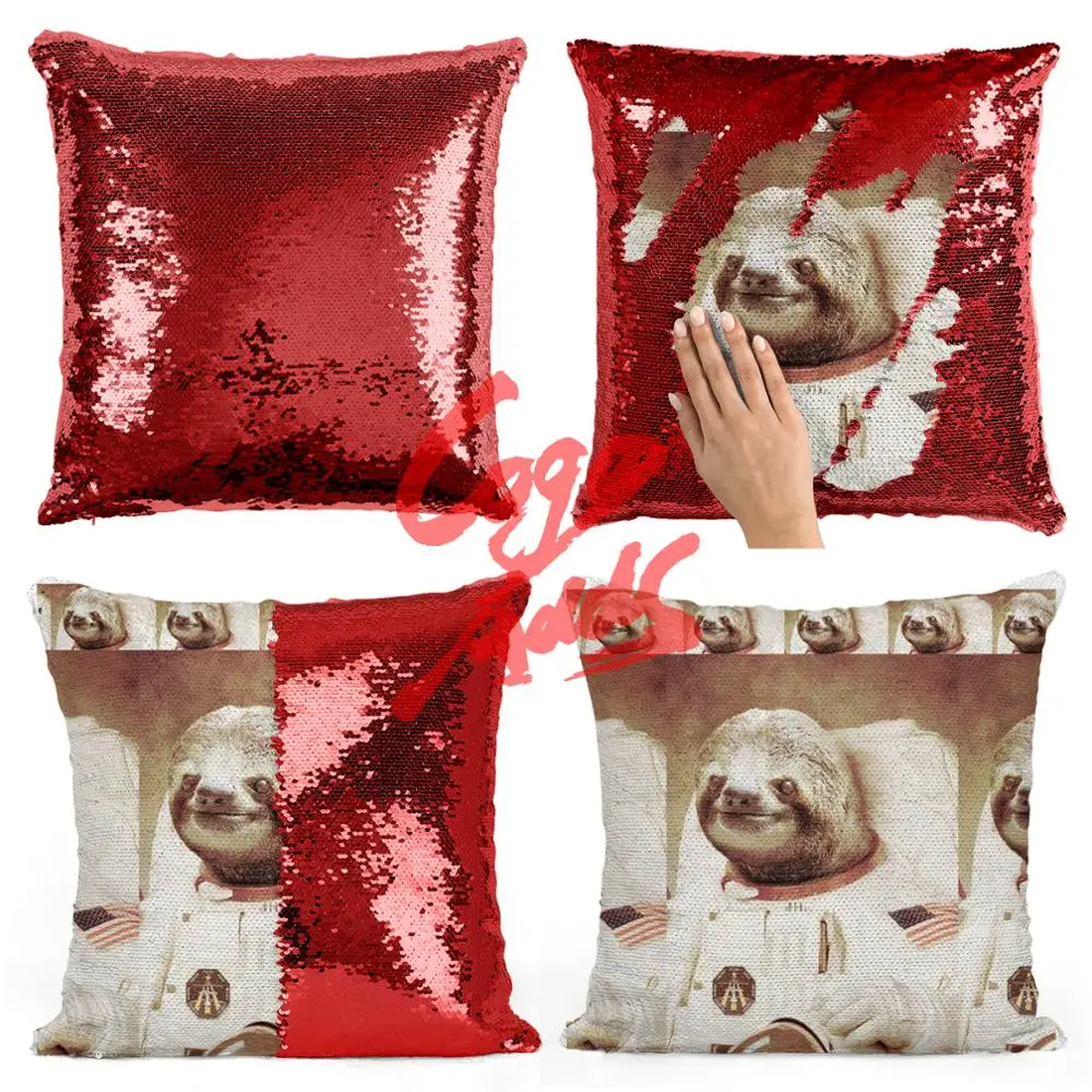 Sloth DIY Mermaid Sequin Cushion Cover Magical Throw Pillowcase 40X40cm Color Changing Reversible Pillow Case For Home Decor
Sloth DIY Mermaid Sequin Cushion Cover Magical Throw Pillowcase 40X40cm Color Changing Reversible Pillow Case For Home Decor