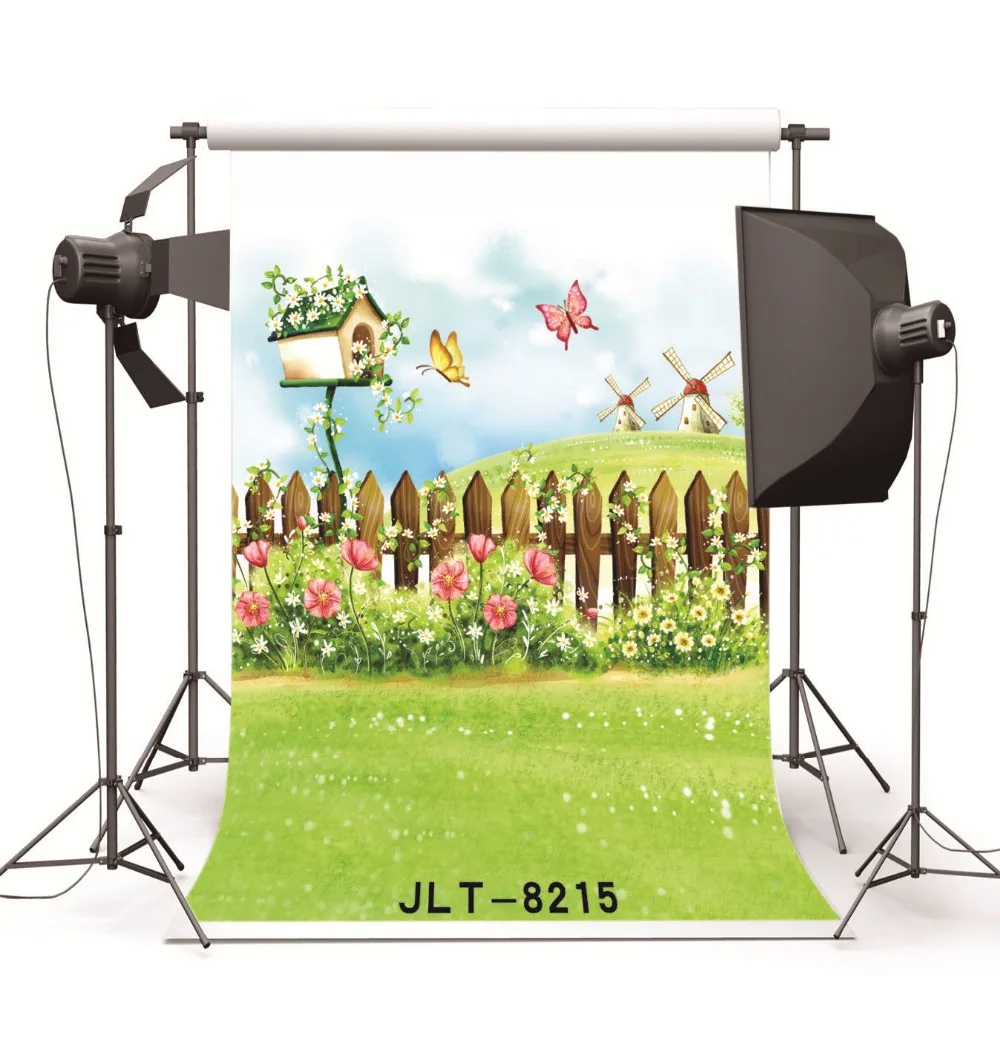 Grassland Bird House Flowers Fence Painting Vinyl Backdrops Computer Printed Children Wedding Photography Studio Backgrounds
Grassland Bird House Flowers Fence Painting Vinyl Backdrops Computer Printed Children Wedding Photography Studio Backgrounds