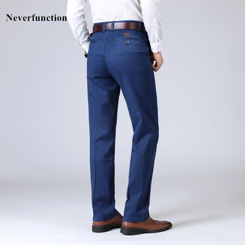 Spring Autumn Men Jeans Casual Straight Fit Denim Long Pants hombre Business Stretch Middle-aged Classical Jeans Plus Size 42
Spring Autumn Men Jeans Casual Straight Fit Denim Long Pants hombre Business Stretch Middle-aged Classical Jeans Plus Size 42