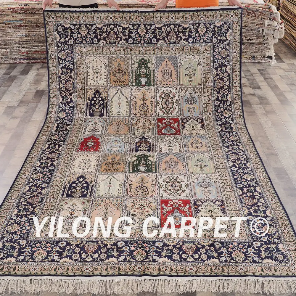 YILONG 6 'x 9' Vantage персидский шелковый ковер four seasons ручной вязки Восточный коврик садовый (ZW033M6x9)
YILONG 6 'x 9' Vantage персидский шелковый ковер four seasons ручной вязки Восточный коврик садовый (ZW033M6x9)