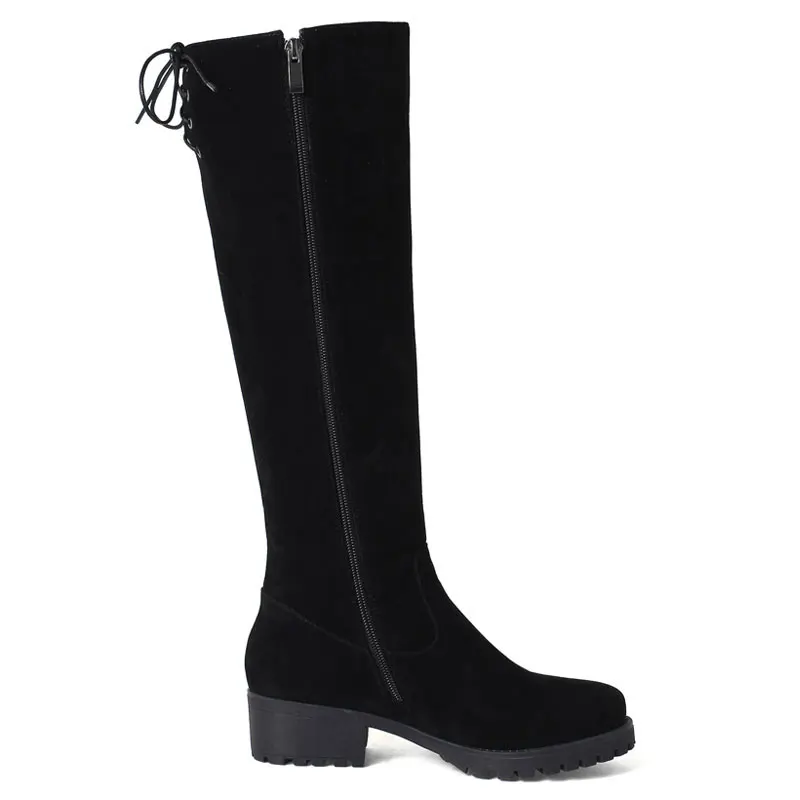Fanyuan 2018 fashion women boots flock ladies boots zipper round toe square heel winter knee high boots lady Riding Boots Shoes
Fanyuan 2018 fashion women boots flock ladies boots zipper round toe square heel winter knee high boots lady Riding Boots Shoes
