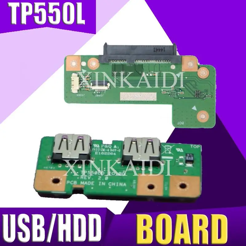 TP550LD_IO_BD TP550LD_HDD BD For ASUS TP550 TP550L TP550LD TP550LA TP550LJ R554L R554LA HDD hard drive USB IO board
TP550LD_IO_BD TP550LD_HDD BD For ASUS TP550 TP550L TP550LD TP550LA TP550LJ R554L R554LA HDD hard drive USB IO board