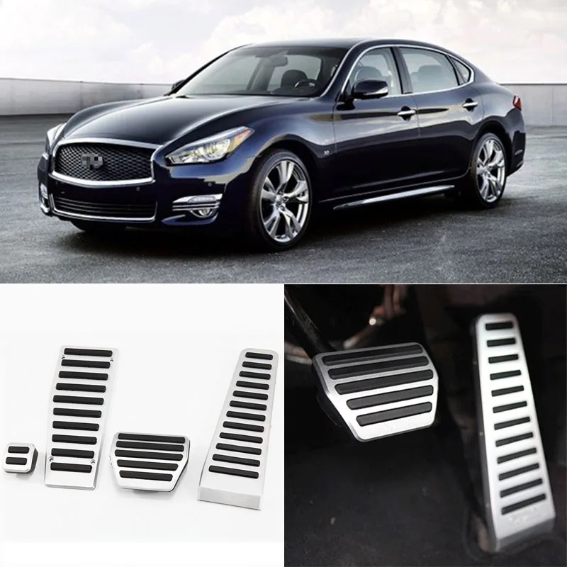 4 шт. алюминиевый нескользящий чехол для педали газа, тормоза для Infiniti Q70/QX70 AT 2013-2016
4 шт. алюминиевый нескользящий чехол для педали газа, тормоза для Infiniti Q70/QX70 AT 2013-2016