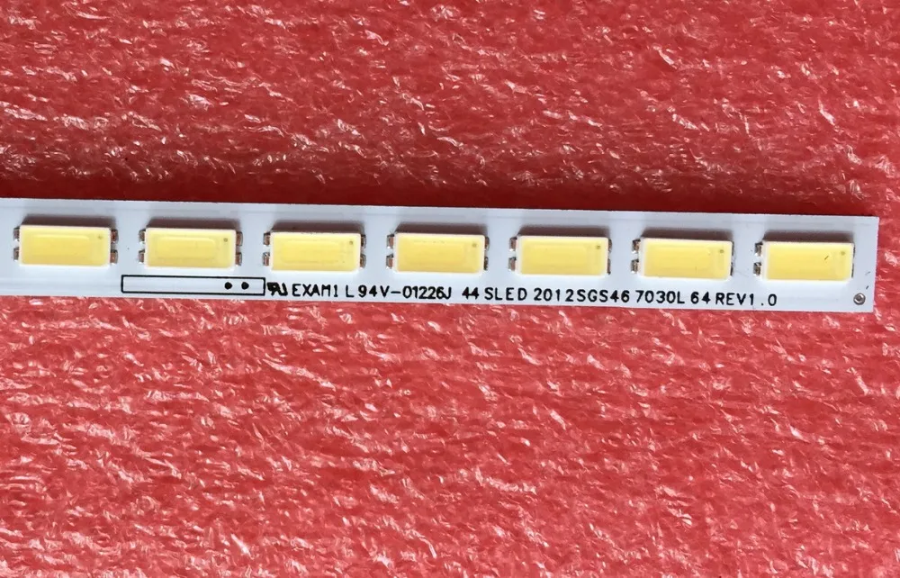 2 PCS/lot for 46" LJ64-03495A LTA460HN05 46EL300C 46HL150C LED backlight bar SLED 2012SGS46 7030L 64 REV1.0 64 LEDs 570MM
2 PCS/lot for 46" LJ64-03495A LTA460HN05 46EL300C 46HL150C LED backlight bar SLED 2012SGS46 7030L 64 REV1.0 64 LEDs 570MM
