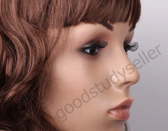Realistic Plastic Female Mannequin Manikin Dummy Head With Hair For Hat & Sunglass & Jewelry & Mask Display ,D5-FIR,T8B
Realistic Plastic Female Mannequin Manikin Dummy Head With Hair For Hat & Sunglass & Jewelry & Mask Display ,D5-FIR,T8B