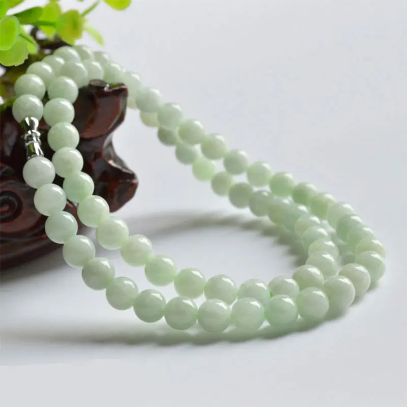KYSZDL Free shipping 8mm 100% nature round beads light green women's Yu Stone necklace Jewelry Gift Wholesale
KYSZDL Free shipping 8mm 100% nature round beads light green women's Yu Stone necklace Jewelry Gift Wholesale