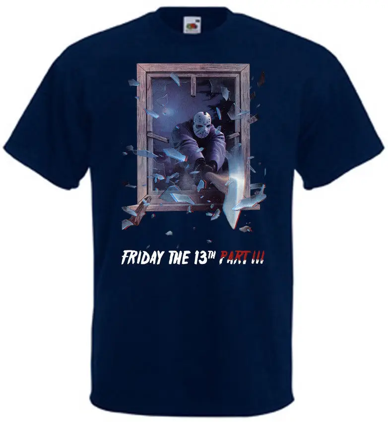 Friday The 13th v10 T shirt navy blue movie poster all sizes S-3XL Summer Short Sleeves New Fashion T-Shirt
Friday The 13th v10 T shirt navy blue movie poster all sizes S-3XL Summer Short Sleeves New Fashion T-Shirt