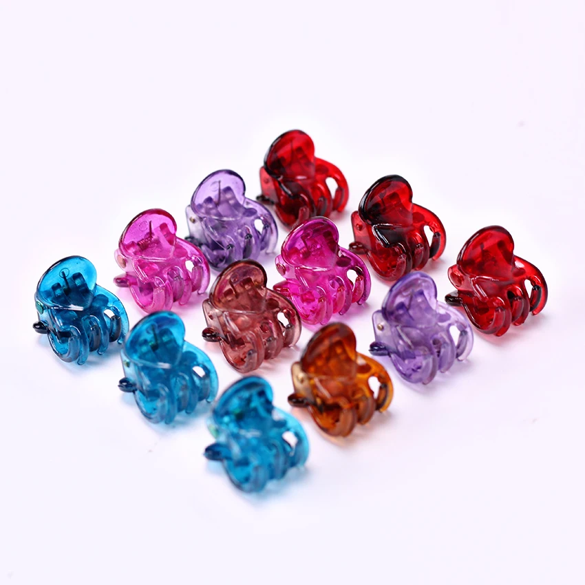 12PCS Mix Color Small Cute Plastic 6 Hair Claws Hair Clip Girls Fashion Headdress Hair Ornament Hair Accessories
12PCS Mix Color Small Cute Plastic 6 Hair Claws Hair Clip Girls Fashion Headdress Hair Ornament Hair Accessories