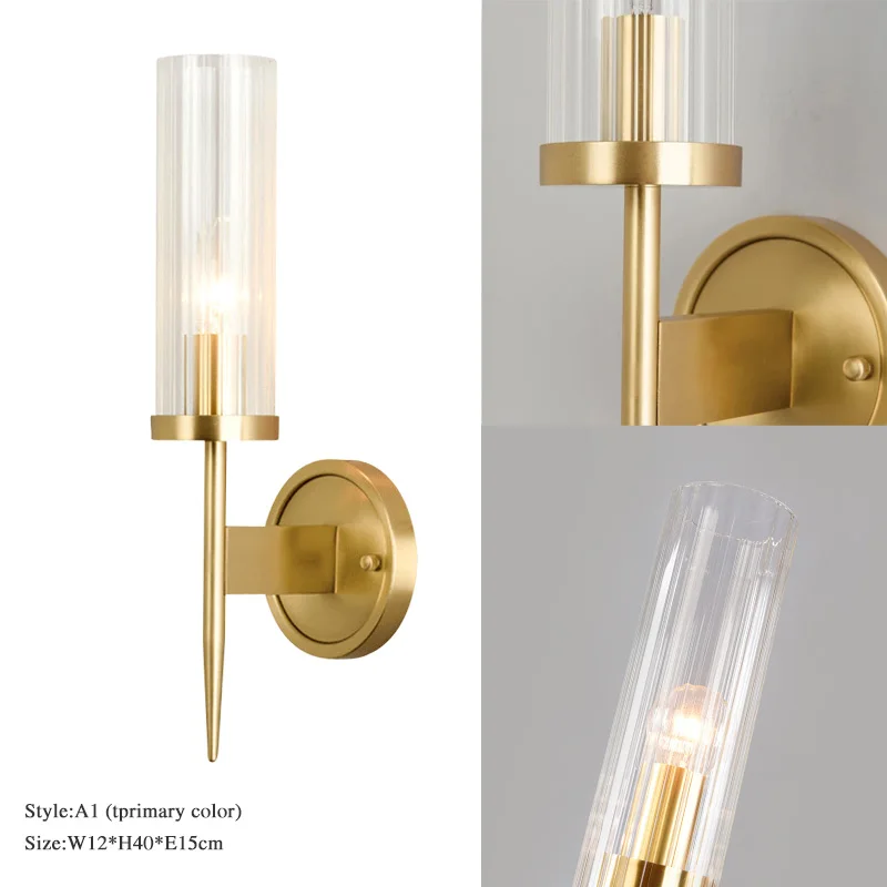 Copper wall light post-modern light luxury living room study bedroom simple Nordic pattern villa wall lamp
Copper wall light post-modern light luxury living room study bedroom simple Nordic pattern villa wall lamp