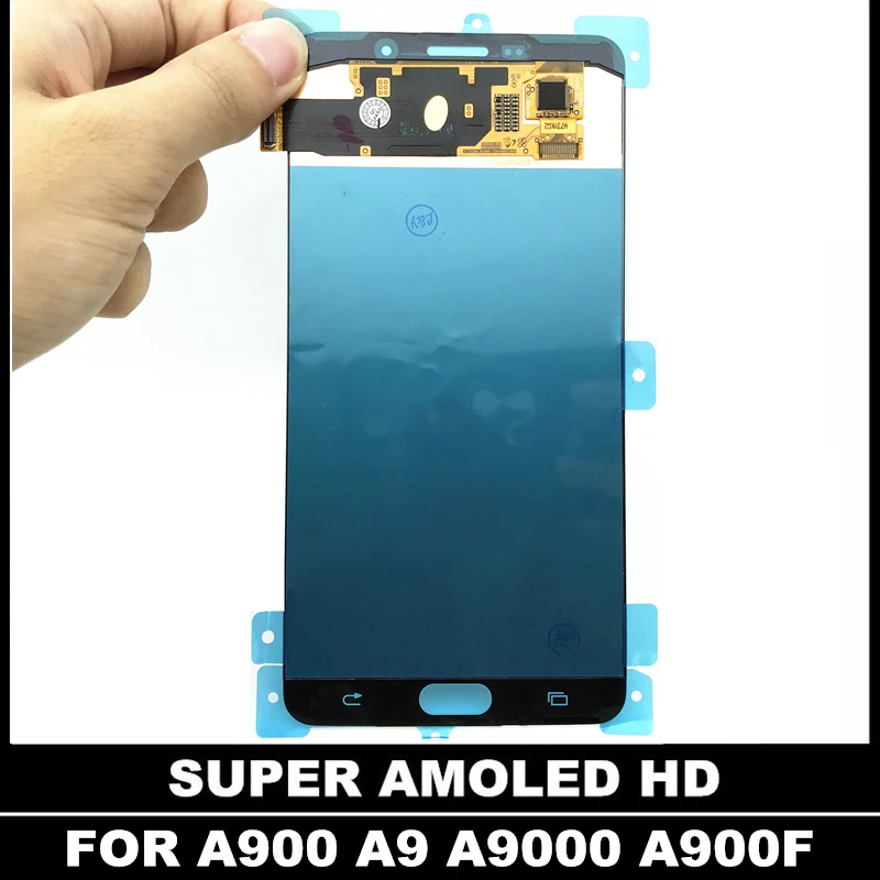 100% замена Testet LCDS для Samsung Galaxy A9 A900 A9000 A900F SM AMOLED ЖК дисплей сенсорный экран полный