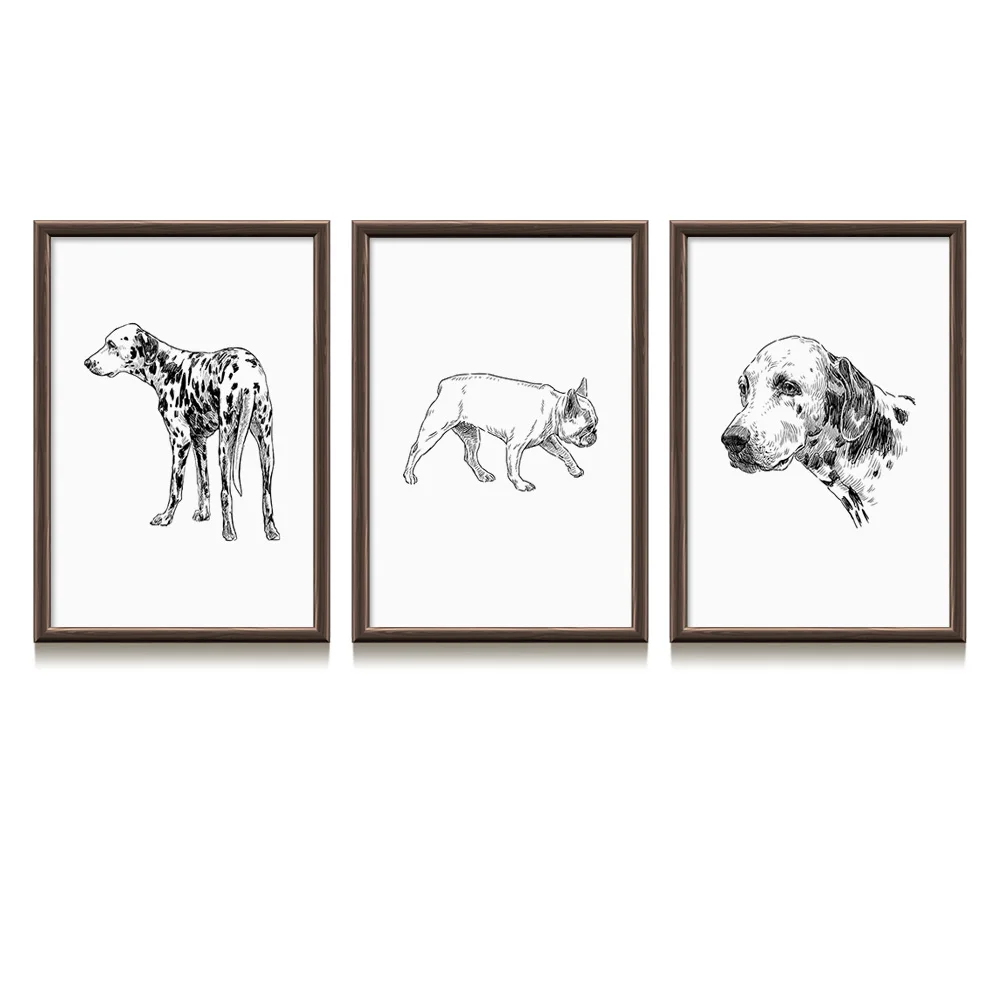 Black White Pug Shepherd Dog Animal Nordic Posters And Prints Wall Art Canvas Painting Baby Wall Pictures For Living Room Decor
Black White Pug Shepherd Dog Animal Nordic Posters And Prints Wall Art Canvas Painting Baby Wall Pictures For Living Room Decor