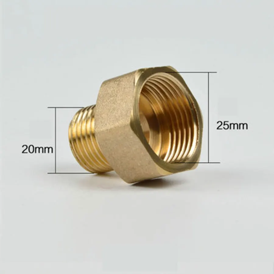 Bushing 1/2" BSP Male x 3/4" Female Coupling Brass Pipe Fitting Connector Joint Adapter
Bushing 1/2" BSP Male x 3/4" Female Coupling Brass Pipe Fitting Connector Joint Adapter