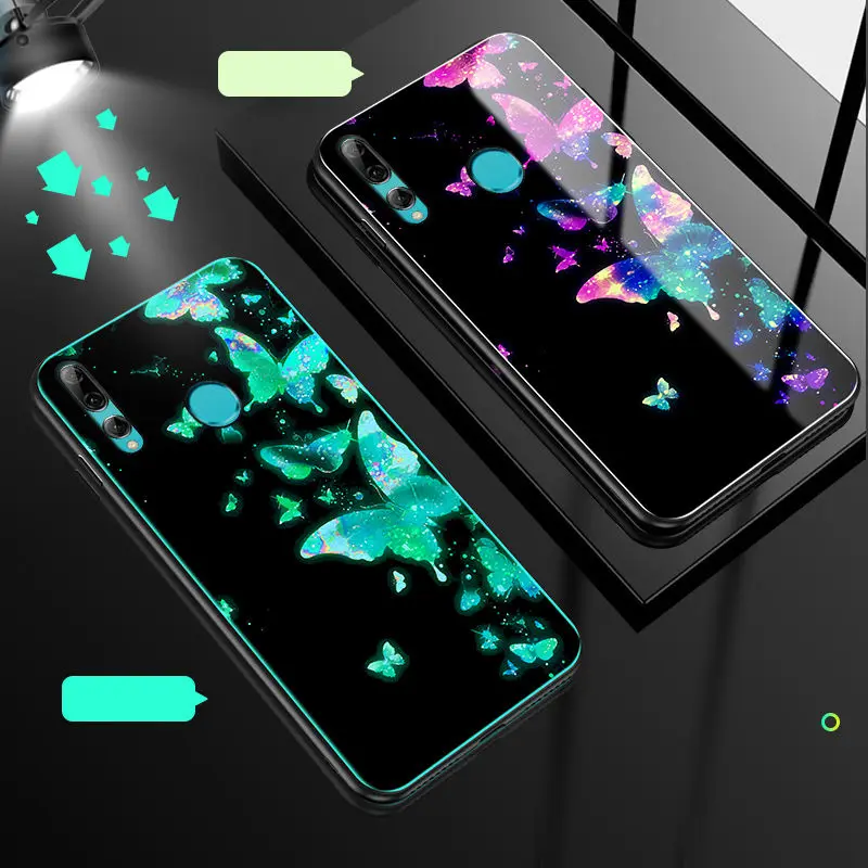 Светящийся чехол для телефона Huawei Honor 20 Lite светящаяся задняя крышка из