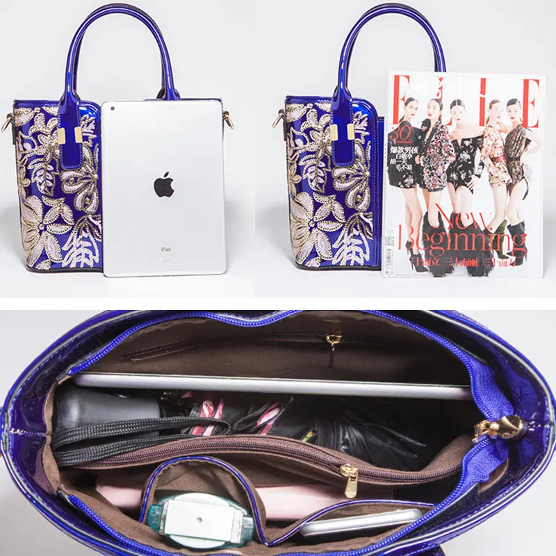 JJDXBPPDD Women Bags Shoulder Handbags Large Capacity Women's Handbags Shoulder Messenger bags Floral Luxury Patent Leather Bag
JJDXBPPDD Women Bags Shoulder Handbags Large Capacity Women's Handbags Shoulder Messenger bags Floral Luxury Patent Leather Bag