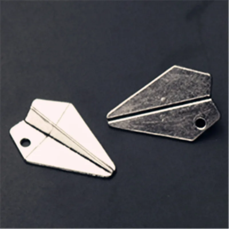 4pcs Antique Silver Color 3D Origami Airplane Charm Alloy Pendant For Metal Jewelry Handcrafted Accessories 31*10mm A1018
4pcs Antique Silver Color 3D Origami Airplane Charm Alloy Pendant For Metal Jewelry Handcrafted Accessories 31*10mm A1018