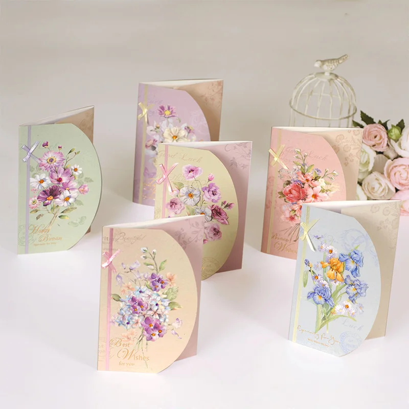 Birthday/Multi-purpose Greeting Card Set, Beautiful Handmade Flower Bouquet Gift Greeting Cards
Birthday/Multi-purpose Greeting Card Set, Beautiful Handmade Flower Bouquet Gift Greeting Cards