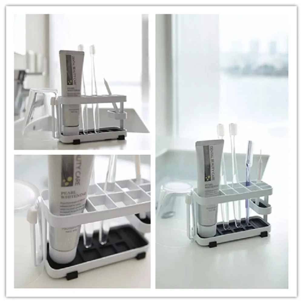 Practical Metal Toothbrush Holder Rack Durable Wall Mounted Bathroom Toothpaste Shaver Cup Storage Shelf Organizer Tools
Practical Metal Toothbrush Holder Rack Durable Wall Mounted Bathroom Toothpaste Shaver Cup Storage Shelf Organizer Tools