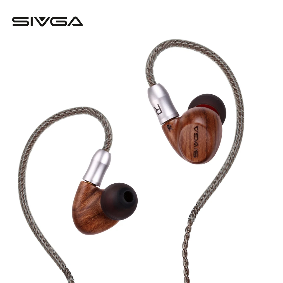 SIVGA SW001 Wooden Earphone Hifi Monitor 2 Unit Balanced Armature Earbuds Earpiece with microphone
SIVGA SW001 Wooden Earphone Hifi Monitor 2 Unit Balanced Armature Earbuds Earpiece with microphone
