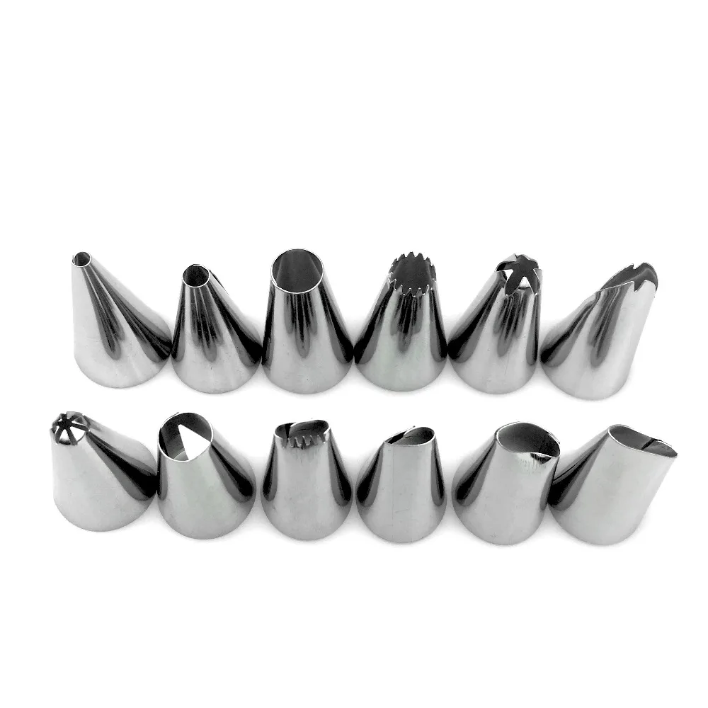 4YANG 14PCS/Set Silicone Icing Piping Cream Pastry Bag 12PCS Stainless Steel Nozzle Pastry Tips Converter Cake Decorating Tools
4YANG 14PCS/Set Silicone Icing Piping Cream Pastry Bag 12PCS Stainless Steel Nozzle Pastry Tips Converter Cake Decorating Tools