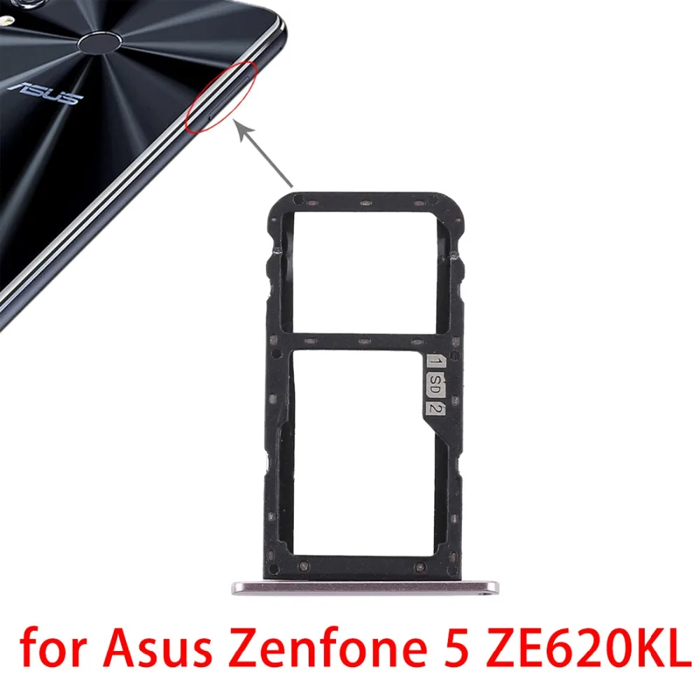 New for Asus Zenfone 5 ZE620KLSIM Card Tray + SIM Card Tray / Micro SD Card Tray for Asus Zenfone 5 ZE620KL Replacement repair
New for Asus Zenfone 5 ZE620KLSIM Card Tray + SIM Card Tray / Micro SD Card Tray for Asus Zenfone 5 ZE620KL Replacement repair