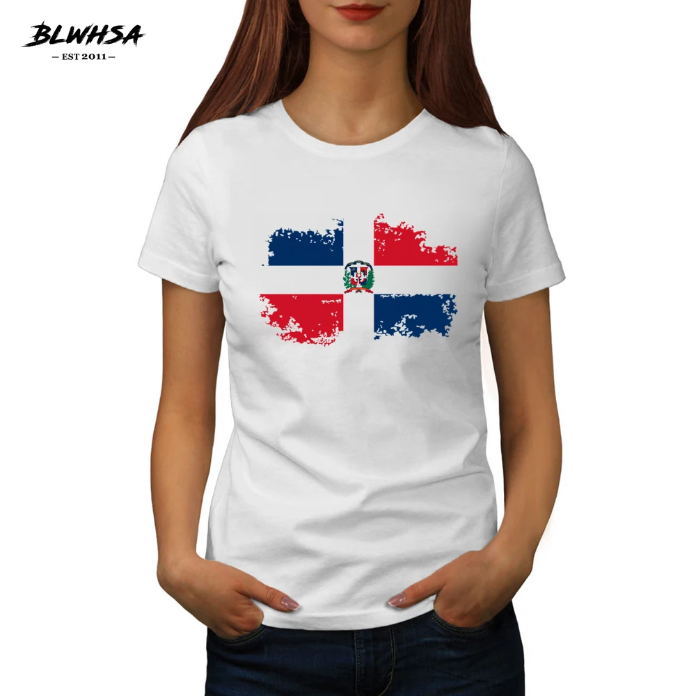 BLWHSA Dominica Flag T shirt Women Casual Short Sleeve Round Neck Printed T-shirts Summer Dominica National Flag Girl Tops Tees
BLWHSA Dominica Flag T shirt Women Casual Short Sleeve Round Neck Printed T-shirts Summer Dominica National Flag Girl Tops Tees