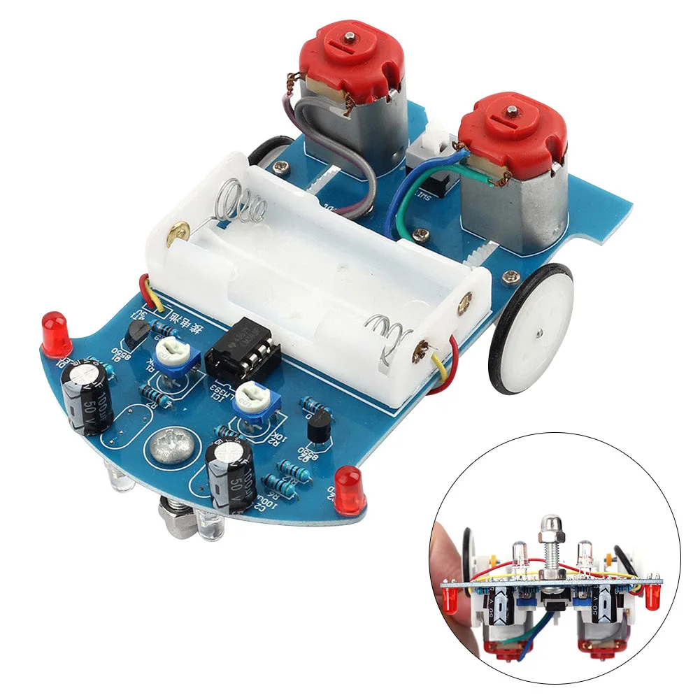 

Intelligent Tracking Smart Car Robot DIY Chassis Starter Kit with DC Motor NSV775