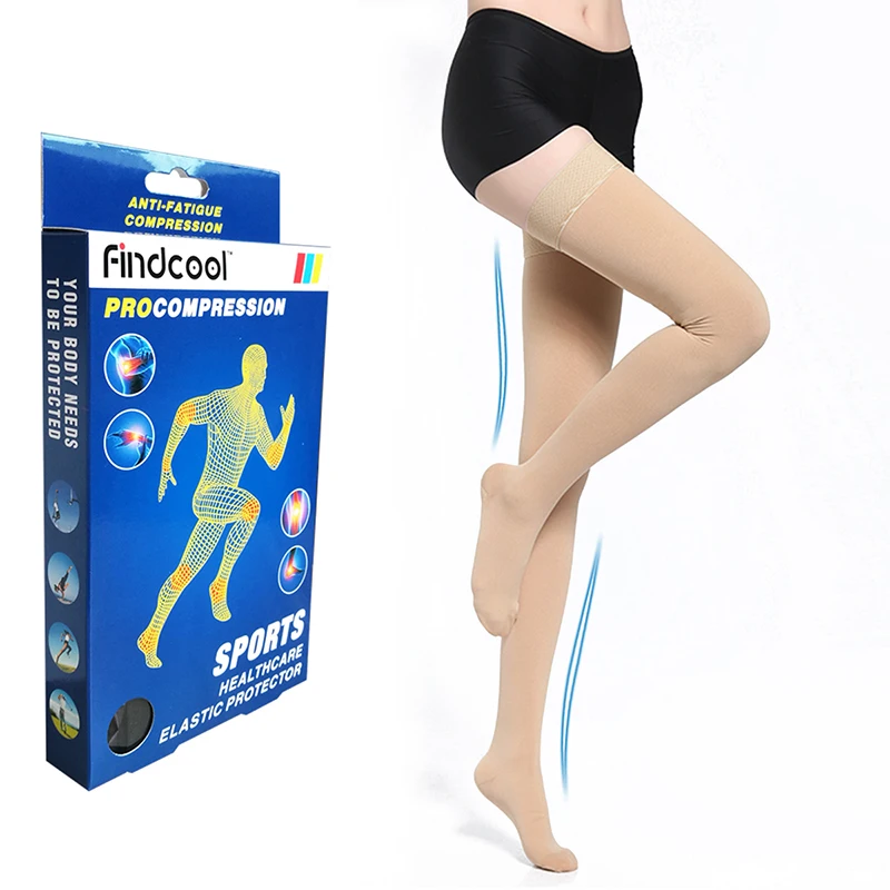 Findcool Varicose Veins Thigh High 23-32 mmHg Medical Compression Closed Toe Socks
Findcool Varicose Veins Thigh High 23-32 mmHg Medical Compression Closed Toe Socks