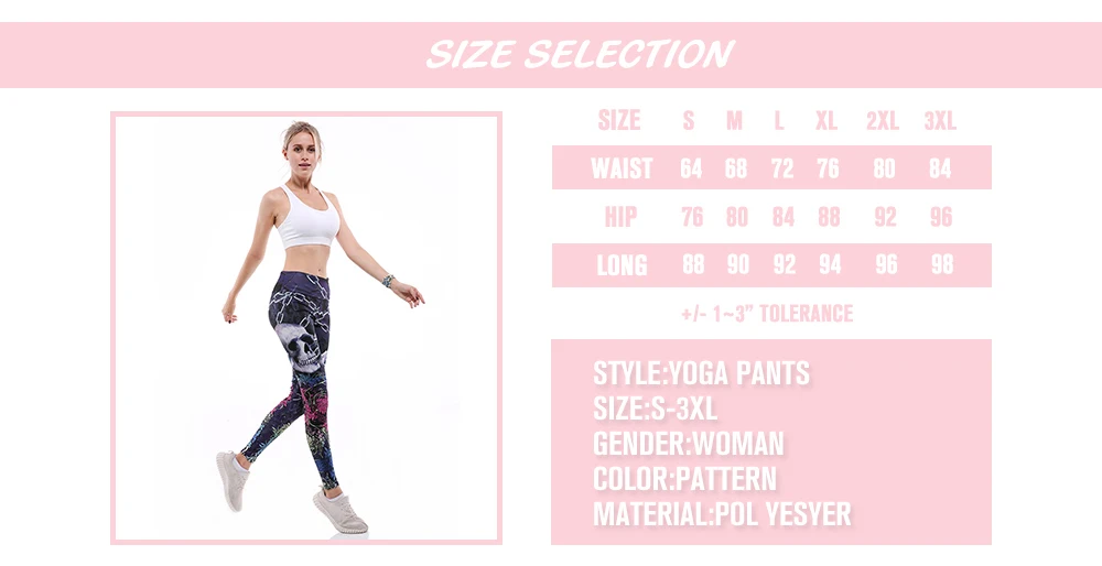 Buteefull High Waist Pants Fitness Leggings 3D Chain skull flower print Fitness Women Clothing Women Pants XXXL XXL XL Plus Size
Buteefull High Waist Pants Fitness Leggings 3D Chain skull flower print Fitness Women Clothing Women Pants XXXL XXL XL Plus Size